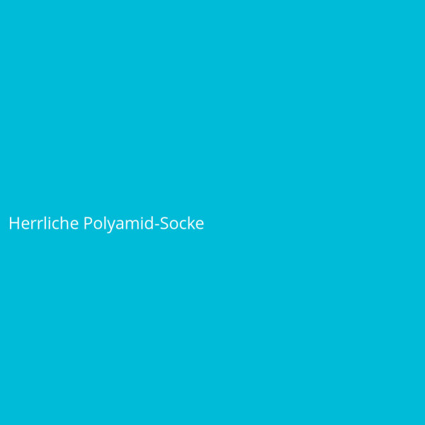 Herrliche Polyamid-Socke