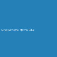Aerodynamischer Marmor-Schal