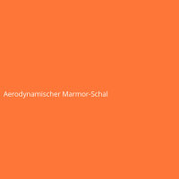Aerodynamischer Marmor-Schal
