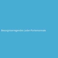 Besorgniserregendes Leder-Portemonnaie